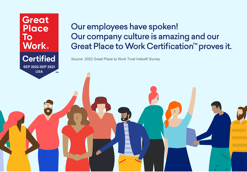 great place to work certification with diverse group of people great place to work certification with diverse group of people
