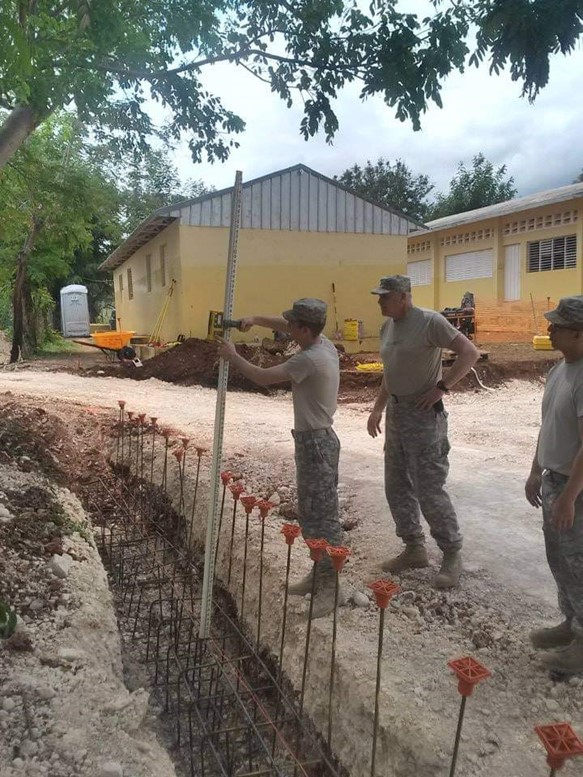 mike picard measuring a foundation for a school built in the dominican republic mike picard measuring a foundation for a school built in the dominican republic