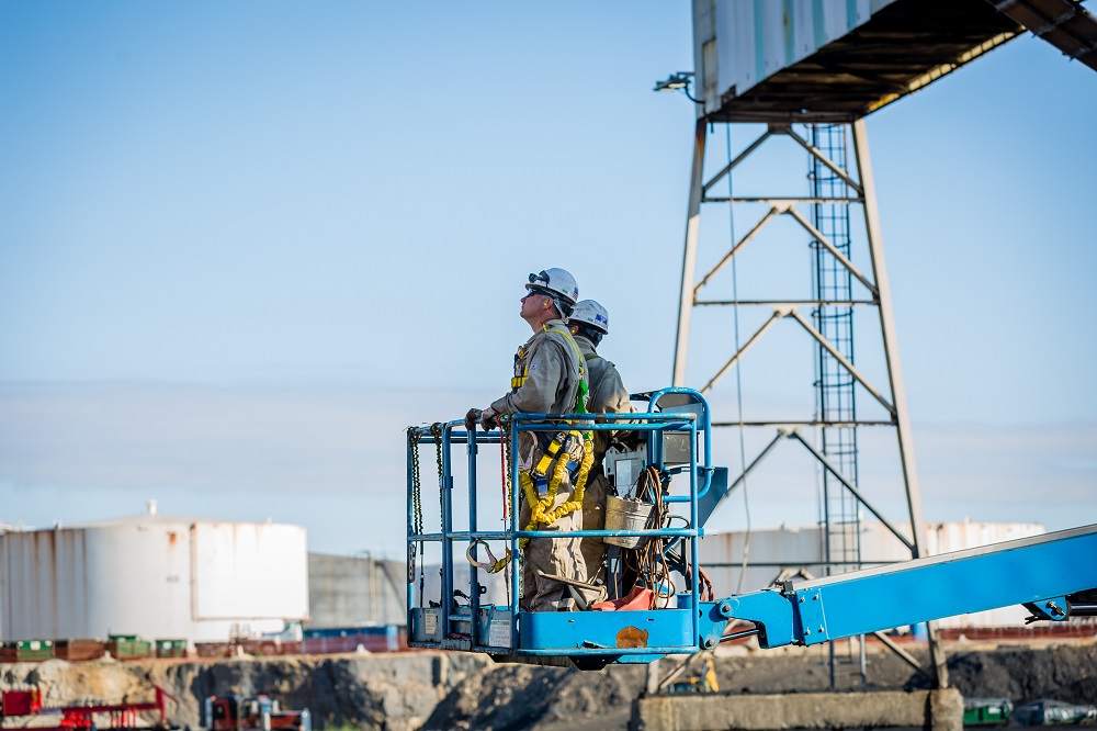 Brindley Engineers in Cherry picker