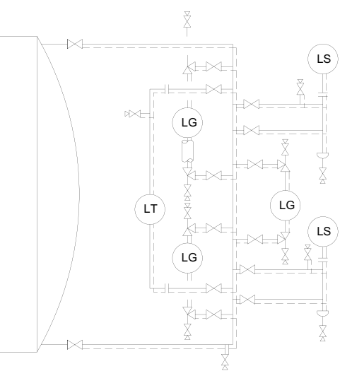 drum level bridle prior to instrument upgrade 1 drum level bridle prior to instrument upgrade 1