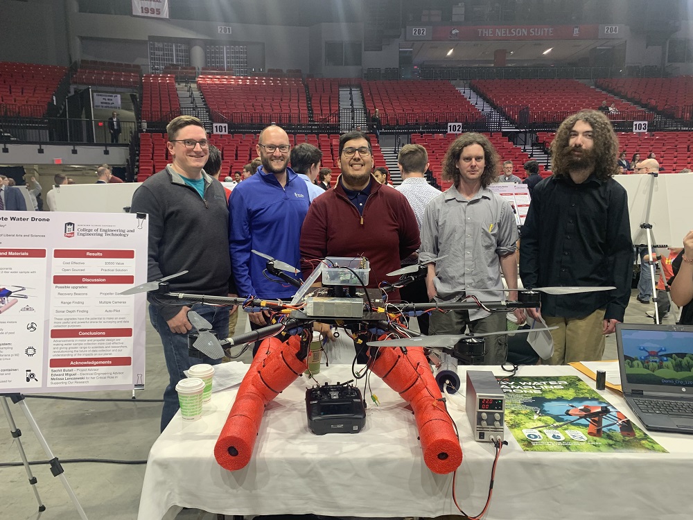 pablo ramirez at niu engineering showcase