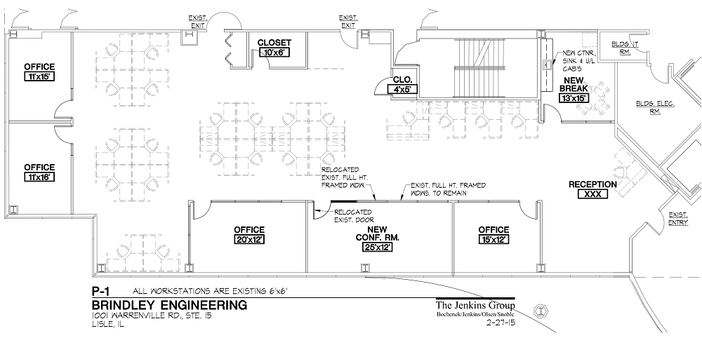 Schematic of 2015 Office Expansion Plan