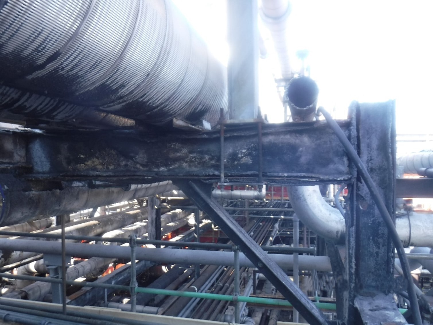 degraded intumescent fireproofing-min degraded intumescent fireproofing