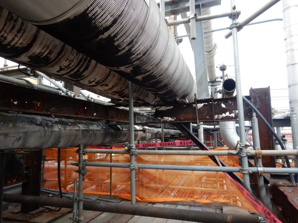 steel corrosion under intumescent fireproofing